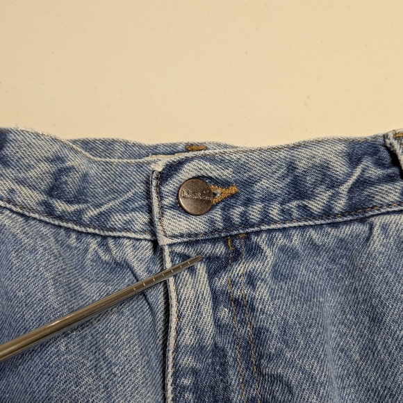 L.L. Bean comfort elastic waist denim jeans 38x30 - Picture 11 of 17